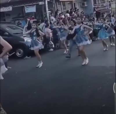 Lady says, &ldquo;Fuck your marching parade!&rdquo;