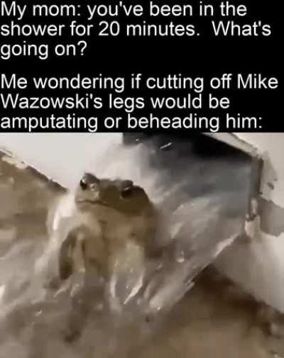 Or his arms?