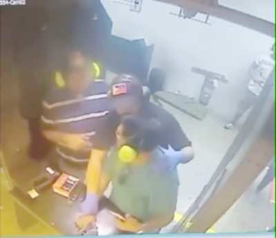 Attentive employee prevents a disaster