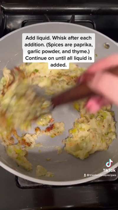 Potato-Leek Soup with Sage Oil