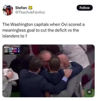 Celebrating like they just won the cup 🤦&zwj;♂️