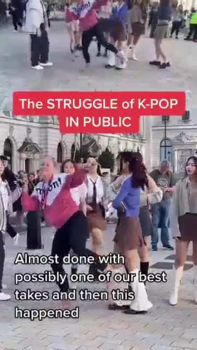Interrupting a dance video cuz I&rsquo;m the main character.