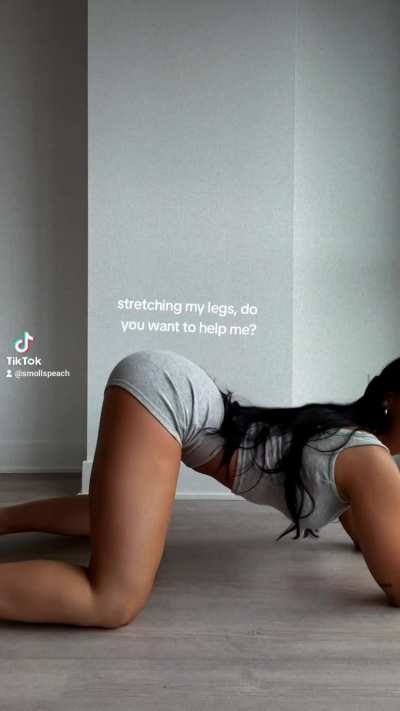 Just stretching ☺️☺️☺️