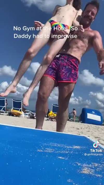 Sorry to expose you to gym daddy