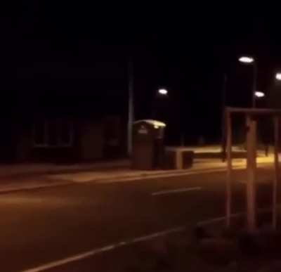 Explosive bathroom break