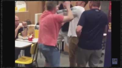Mcdonalds fight with commentary
