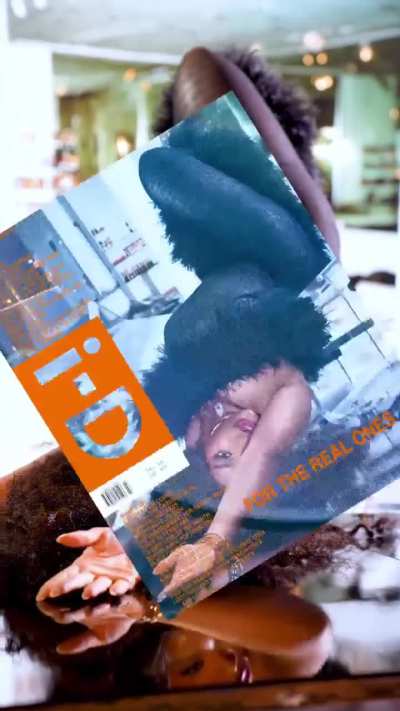 The moment a cover is born! SZA for i-D Issue 376 (The Lore Issue)