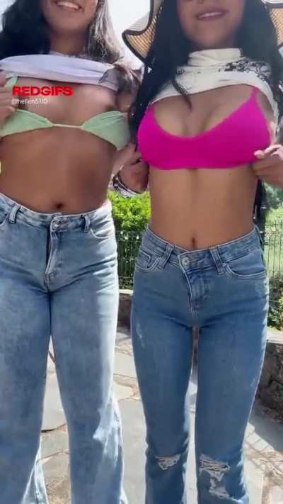 Double the drop and the titties