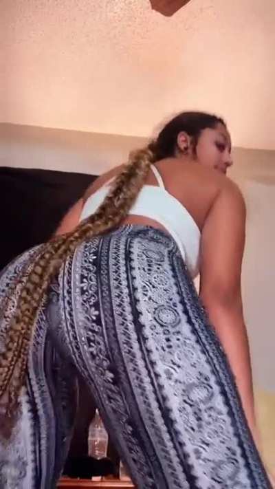 Day 70 of Trying to get my lil booty to move in flare pants