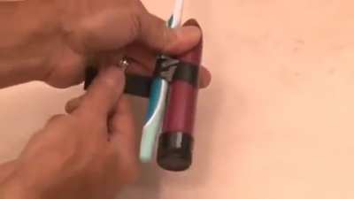 Homemade electric toothbrush