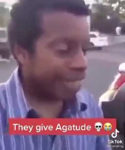 black bitches give him agatude (sorry if this is TikTok y'all)