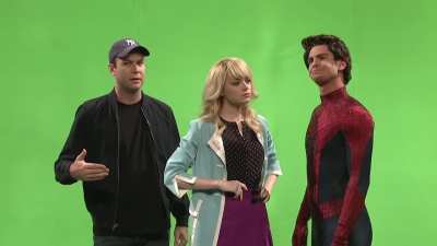 SNL sketch "Spider-Man Kiss" 2014 (maybe some younger fans haven't seen it)