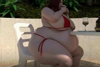 Nadia at the pool