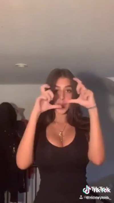 Big things infront of her