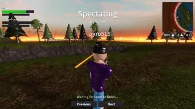 Man rages at a kids game