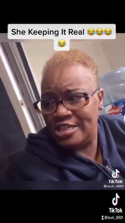She keeps it clean till that neck punch comes thru