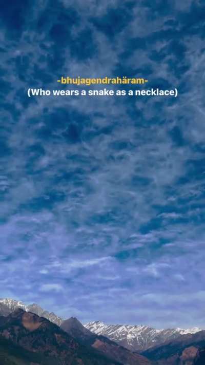 Om Namah Shivay