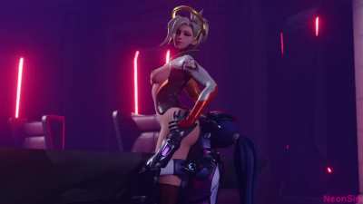 Mercy & Futa Widowmaker (NeonSin) [Overwatch]