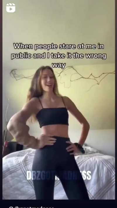 I bet she's very powerful