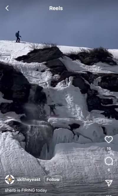 Scary scene in tuckerman&lsquo;s ravine today