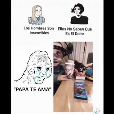 Papa te ama.... (casi lloro lpm)