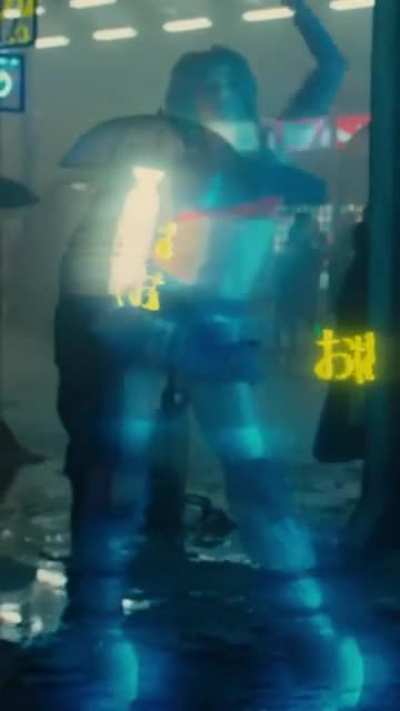 Ana de Armas behind the scenes of Blade Runner 2049