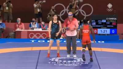 Commentator for Olympics Women's Wrestling casually drops a TLoU reference.