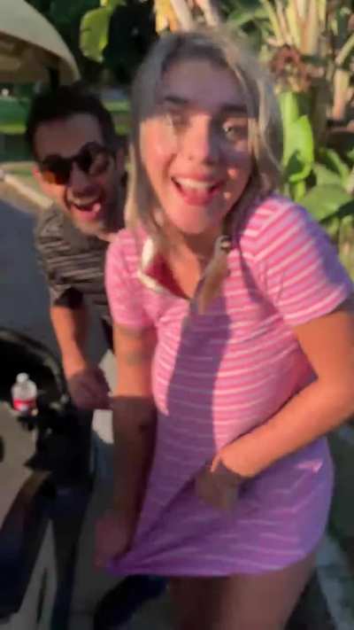 Creampie in Public