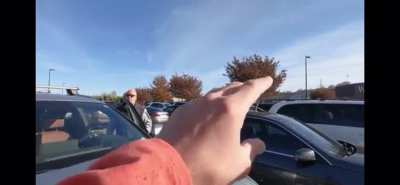 Cart Narcs touches the Audi. Someone didn&rsquo;t put their cart back!