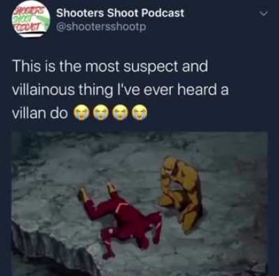 A most horrifying act of villainy!