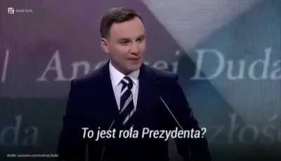 Czy to jest rola Prezydenta?
