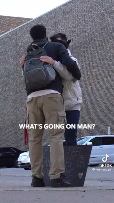 Sometimes all we need is a good hug