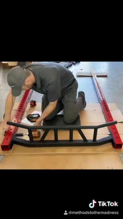 Hyperlapse installation of PRx Performance Squat Rack