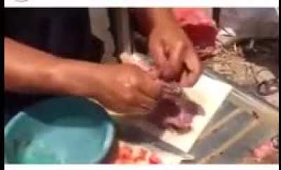 Hoy se come pescado vivo 😳👌