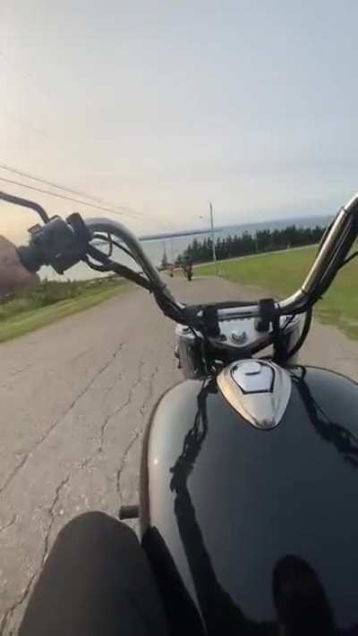 My friends and I bought bikes and did a bunch of work to them over the last year. this is one of our first rides together