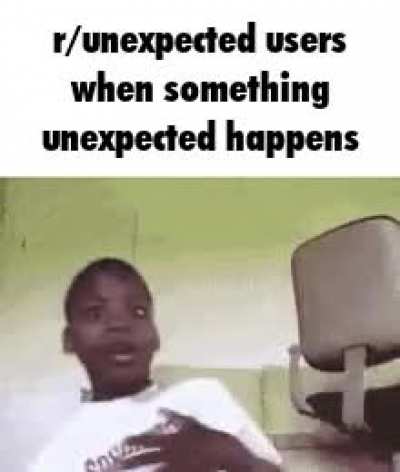 (they weren&rsquo;t expecting it)