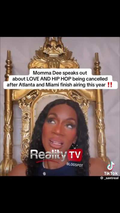 Seems like the writing is on the wall. Momma Dee says LHHATL is most likely cancelled