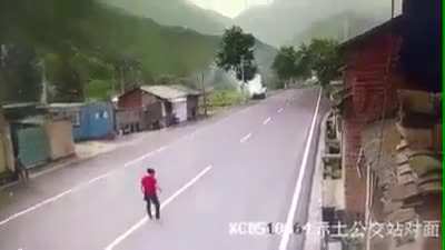 Driver AND Pedestrian Not Watching What They Are Doing