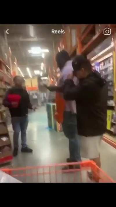 Piece of shit does a &ldquo;gender revel&rdquo; and gets glitter everywhere in Home Depot