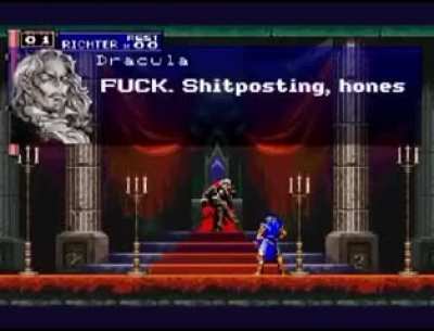 Dracula really hates memes