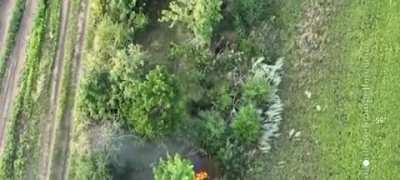 "Mobile crematoriums did not arrive on time," a Ukrainian reconnaissance drone observed when a group of Russian soldiers continued to throw their fallen comrades into the burning pit.
