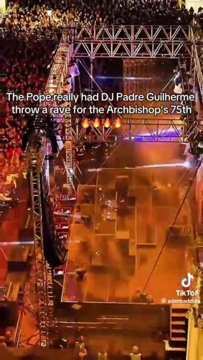The pope threw a rave for the archbishop&rsquo;s 75th birthday.