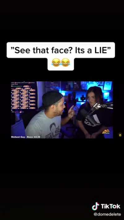 The face is a lie!