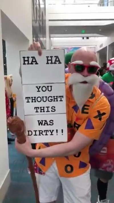 Master Roshi what are you reading?