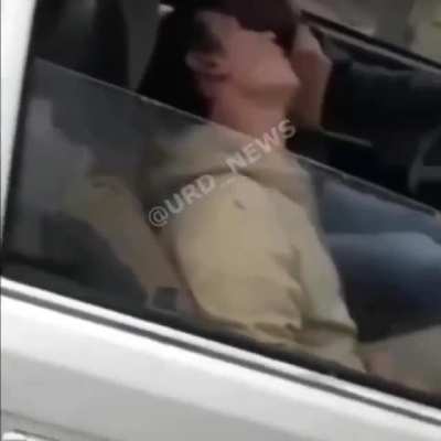 Just a tad wasted behind the wheel