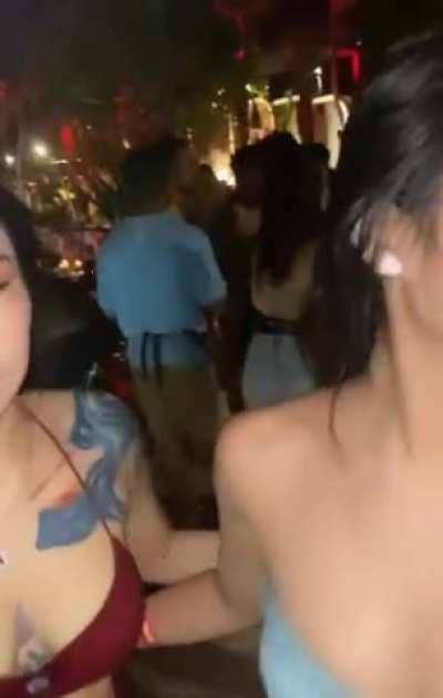 Kissing in the club