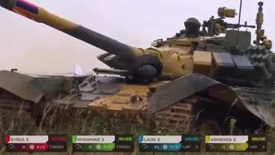 Putin: "I wish my army games would be seen as a military version of the Olympics" *Monkey finger curls*