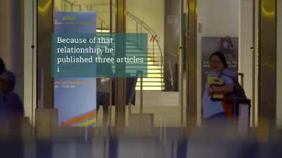 Video from 2018. "They can be part of our doing and activities".