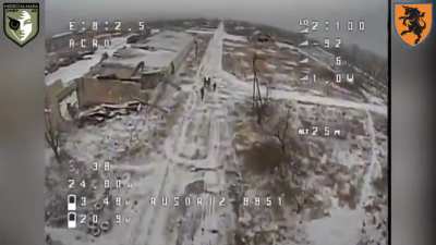 Ukrainian kamikaze drone strike on Russian casevac in Kharkiv Oblast. January 2024 (music from source)
