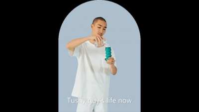 Tushy guy's new life 😜🤷&zwj;♂️